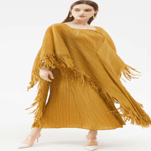 فستان بليسية (مناسب للجميع المقاسات) بتصميم عصري